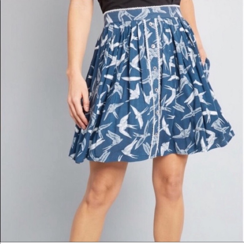 Modcloth Hell Bunny sparrow skirt